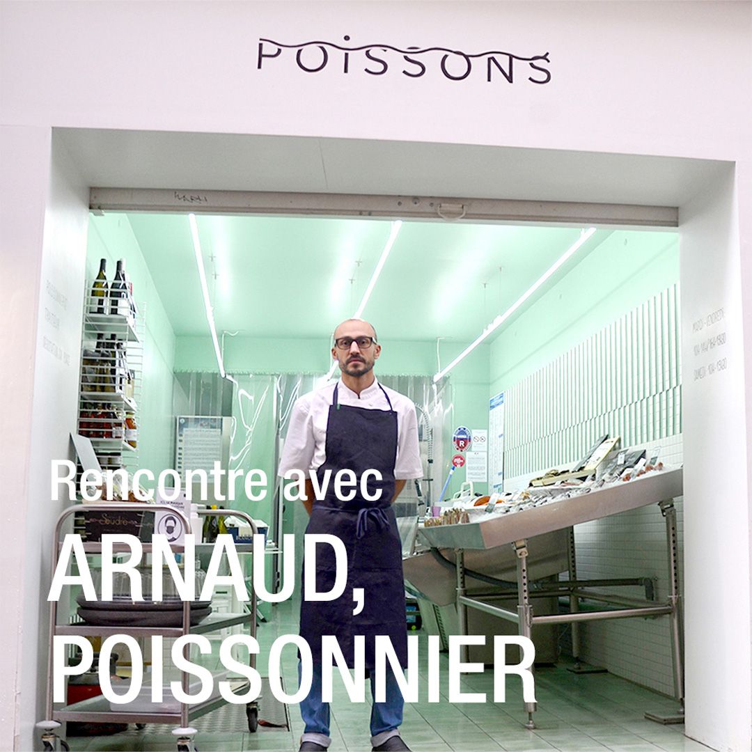 Arnaud Agostini travaille le poisson à Paris